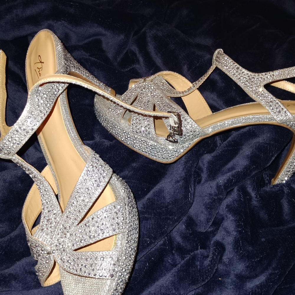 Silver heels